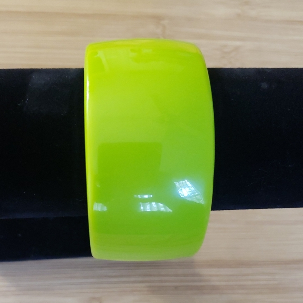 Vibrant Neon Green Bangle Bracelet
